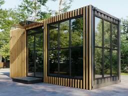 Жилой Блок-модуль (торговый павильон). Казахстан, г. Костанай.